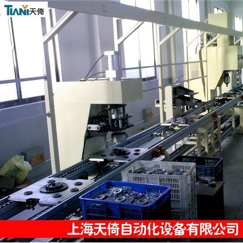 上海工厂非标汽车配件装配线自动化流水线刹车盘离合器组装倍速链